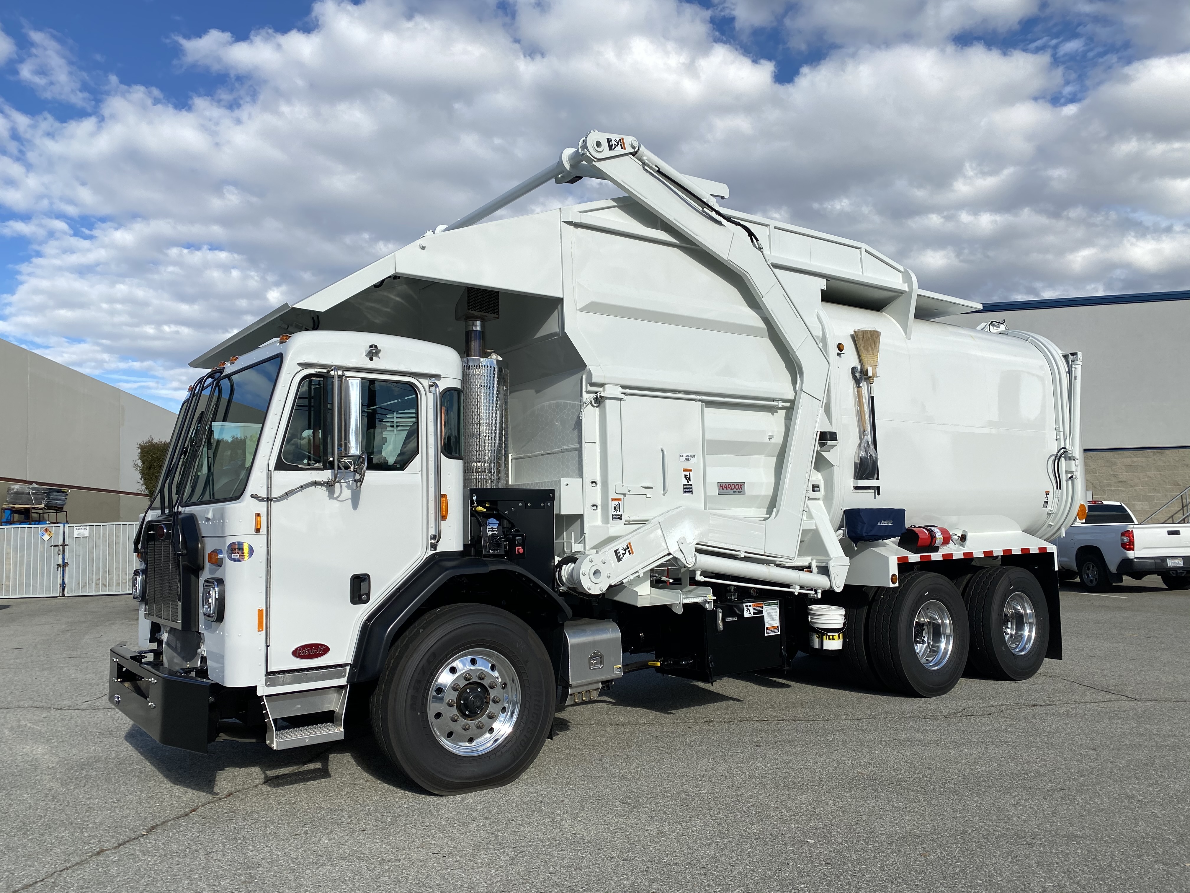 Amrep front end loader in white