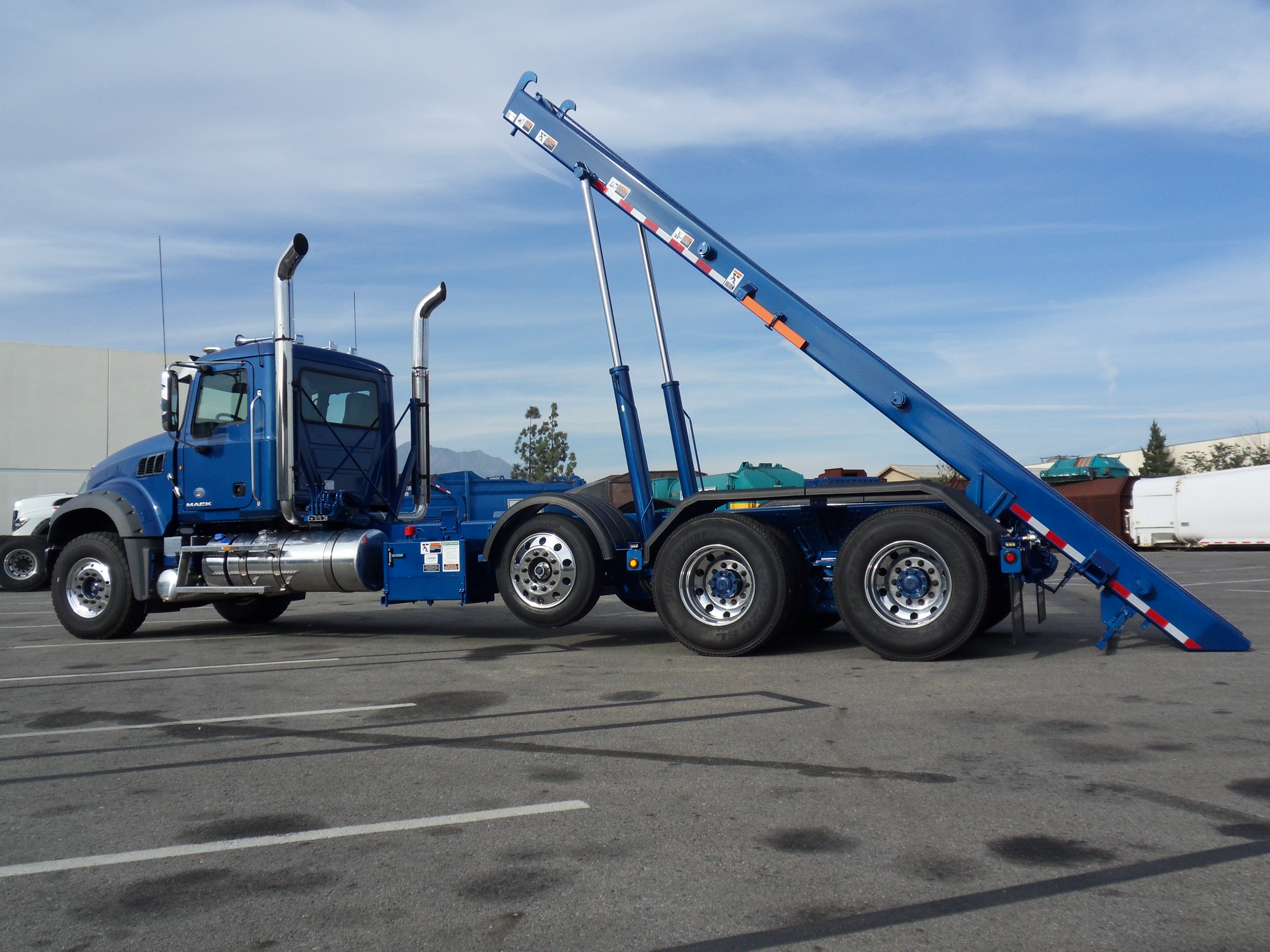 Amrep roll-off truck